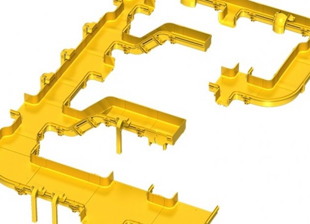 ABS fiber optic cable tray 1 ABS fiber optic cable tray 1